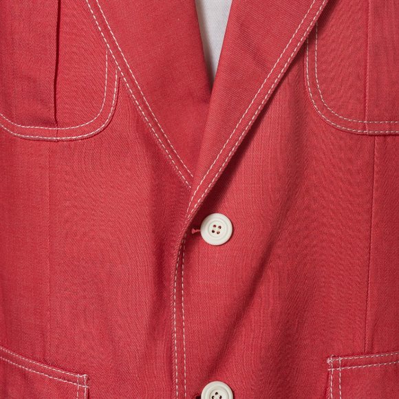 Vintage Stanley Blacker Salmon Blazer - Picture 2 of 6